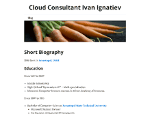 Tablet Screenshot of ivanignatiev.com